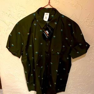 Disney Star Wars pride collection short sleeve button down NWT Size large